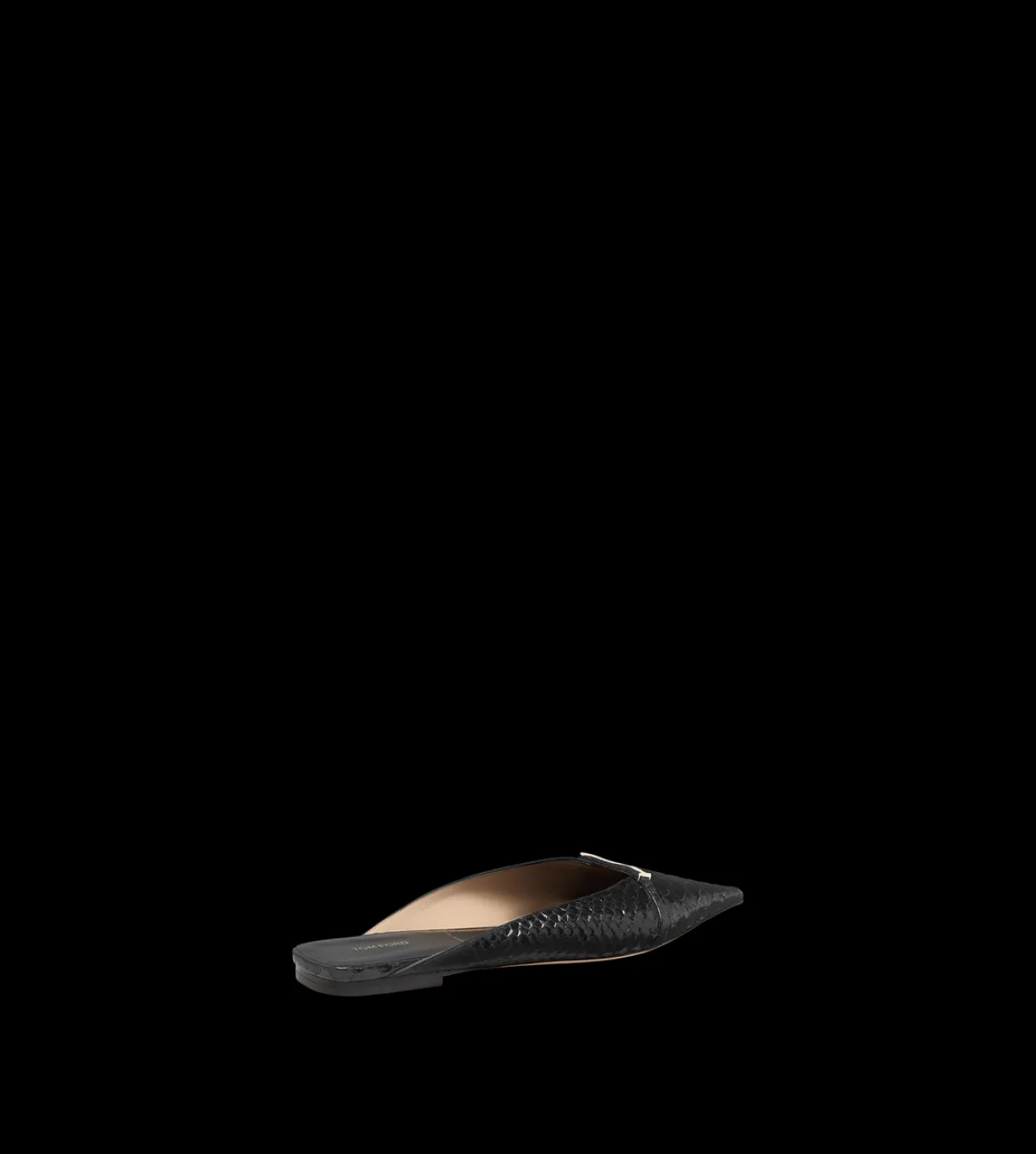 SEMI SHINY PRINTED PYTHON JULIANNE MULE