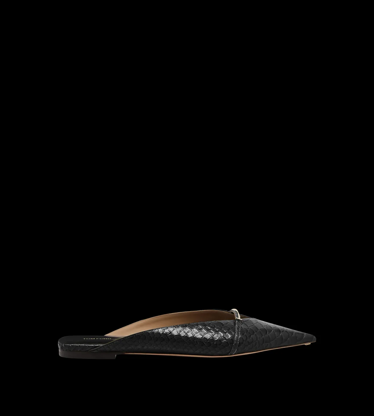 SEMI SHINY PRINTED PYTHON JULIANNE MULE