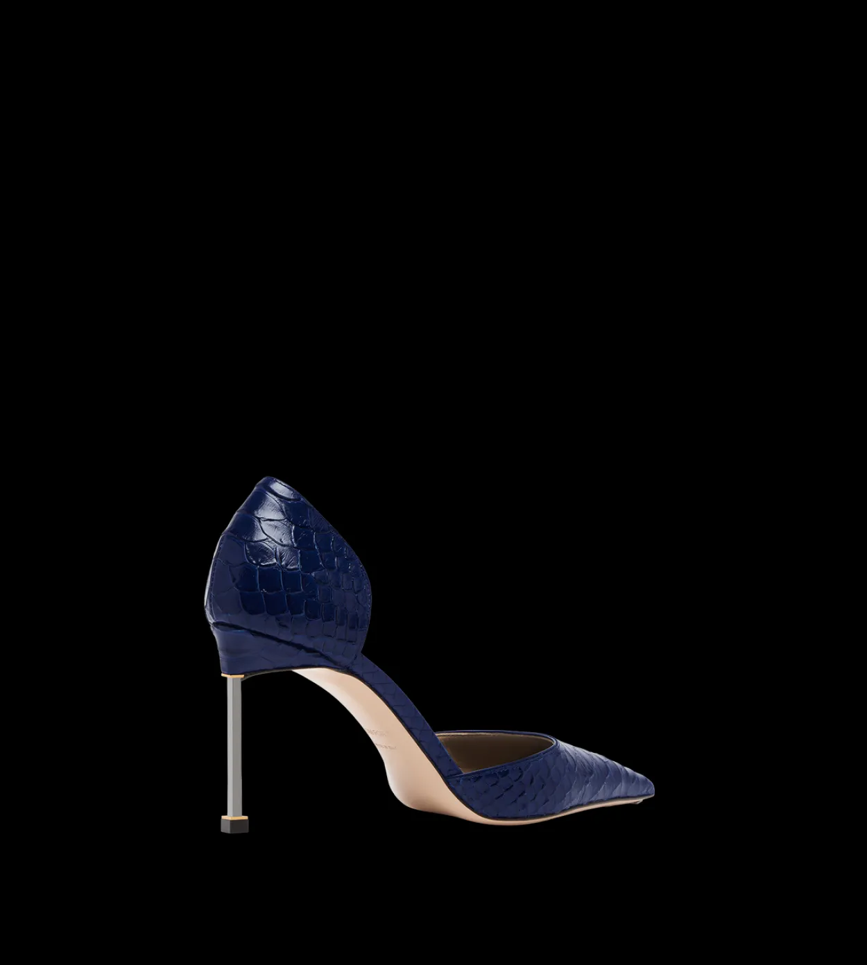 SEMI SHINY PRINTED PYTHON SPIRE D'ORSAY PUMP