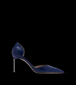 SEMI SHINY PRINTED PYTHON SPIRE D'ORSAY PUMP