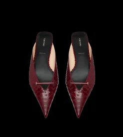 SEMI SHINY PRINTED PYTHON JULIANNE MULE