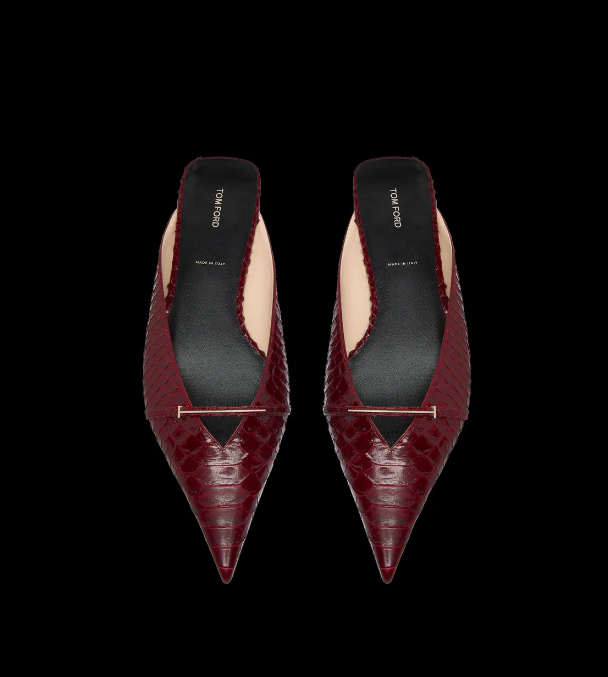SEMI SHINY PRINTED PYTHON JULIANNE MULE