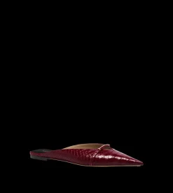 SEMI SHINY PRINTED PYTHON JULIANNE MULE