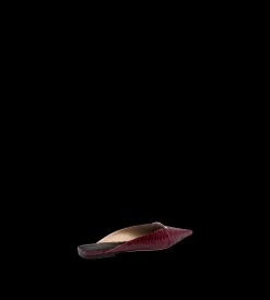 SEMI SHINY PRINTED PYTHON JULIANNE MULE