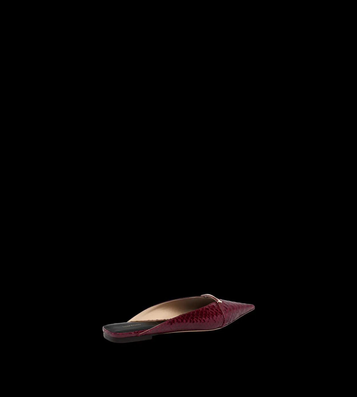 SEMI SHINY PRINTED PYTHON JULIANNE MULE
