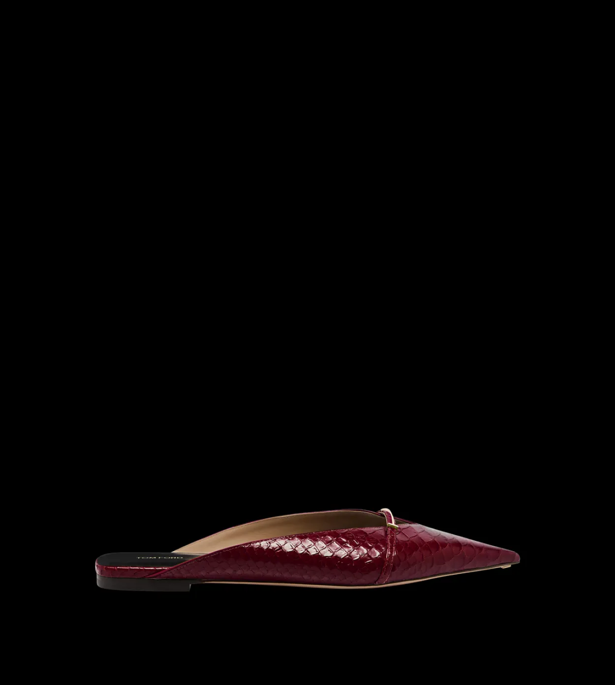 SEMI SHINY PRINTED PYTHON JULIANNE MULE
