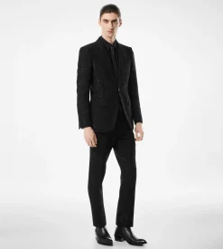 SEQUINED LIGHT BOUCLÈ JACKET