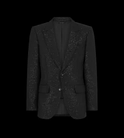 SEQUINED LIGHT BOUCLÈ JACKET