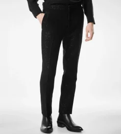 SEQUINS LIGHT BOUCLÈ PANT