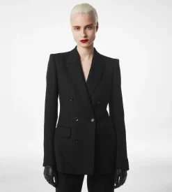 SHARP HERRINGBONE DOUBLE BREASTED JACKET