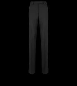 SHARP HERRINGBONE TAILORED STRAIGHT PANTS