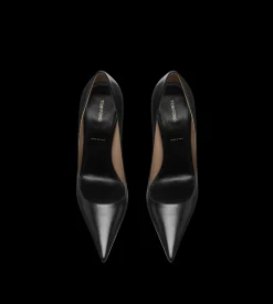 SHINY LEATHER T PUMP