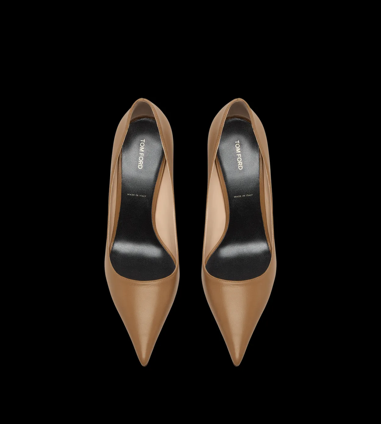 SHINY LEATHER T PUMP
