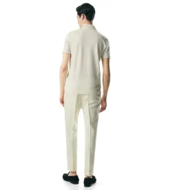SILK BLEND PIQUET POLO
