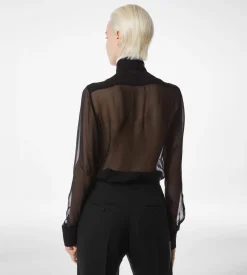 SILK CHIFFON SHIRT