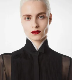 SILK CHIFFON SHIRT
