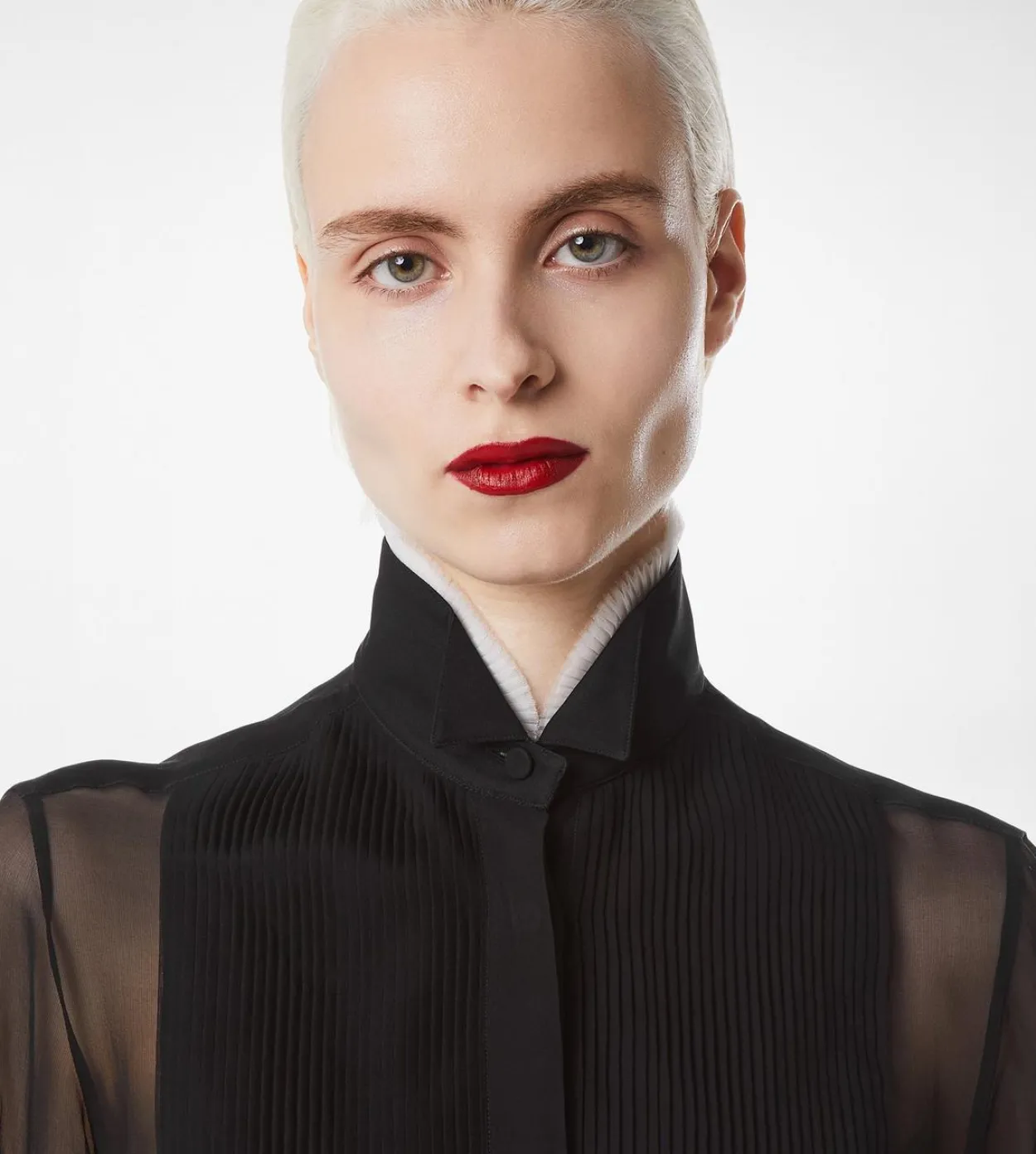 SILK CHIFFON SHIRT