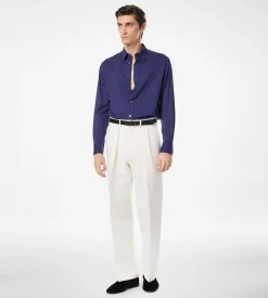 SILK COTTON BLEND SHIRT