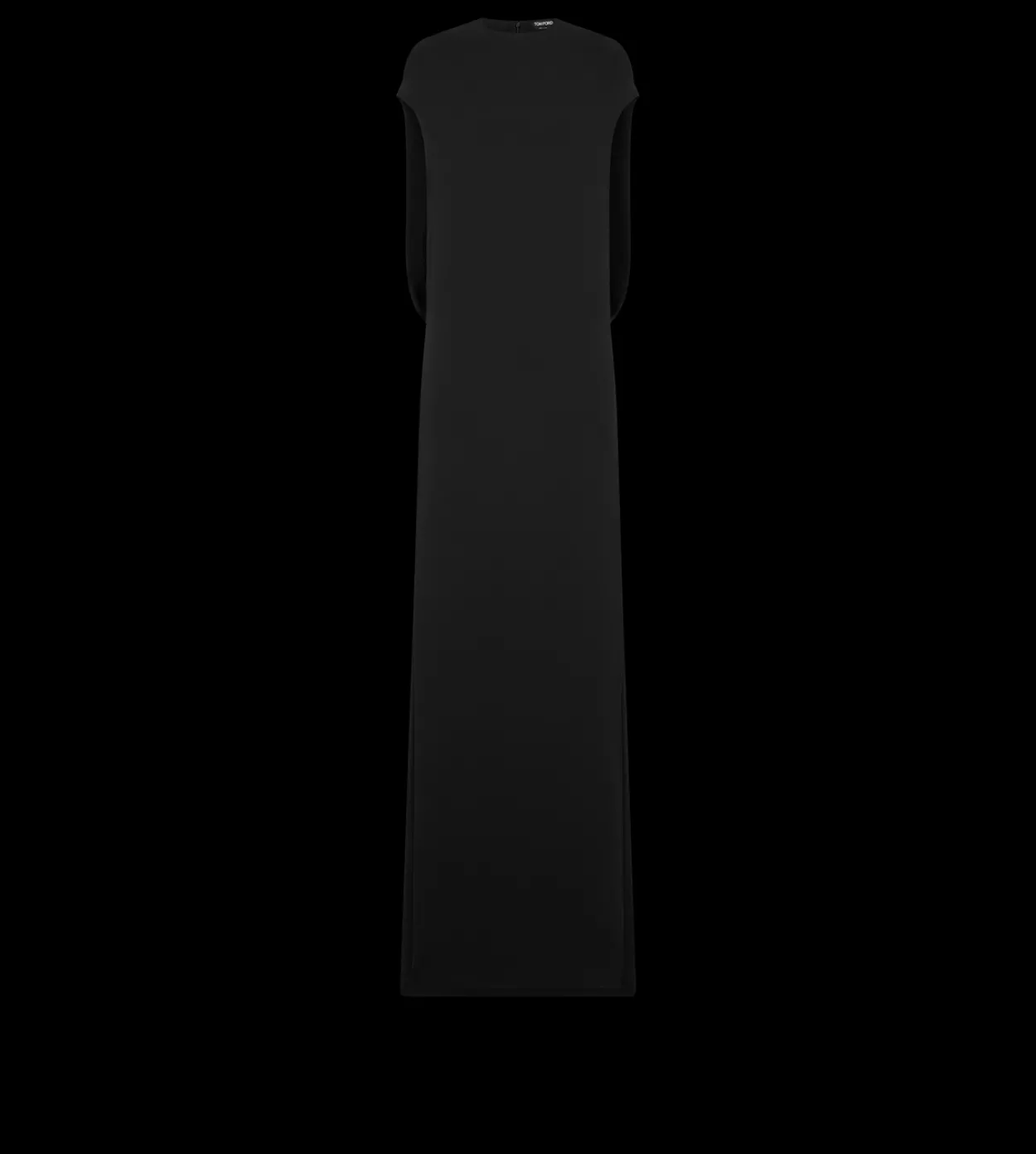 SILK DOUBLE GEORGETTE STRETCH EVENING DRESS