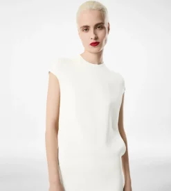 SILK DOUBLE GEORGETTE STRETCH EVENING DRESS