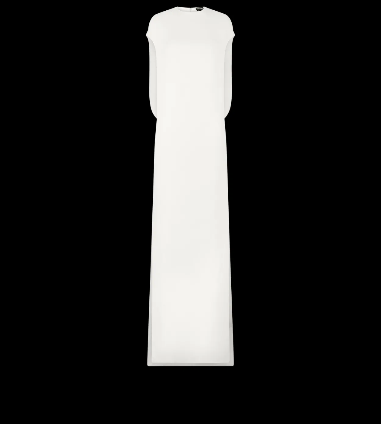 SILK DOUBLE GEORGETTE STRETCH EVENING DRESS