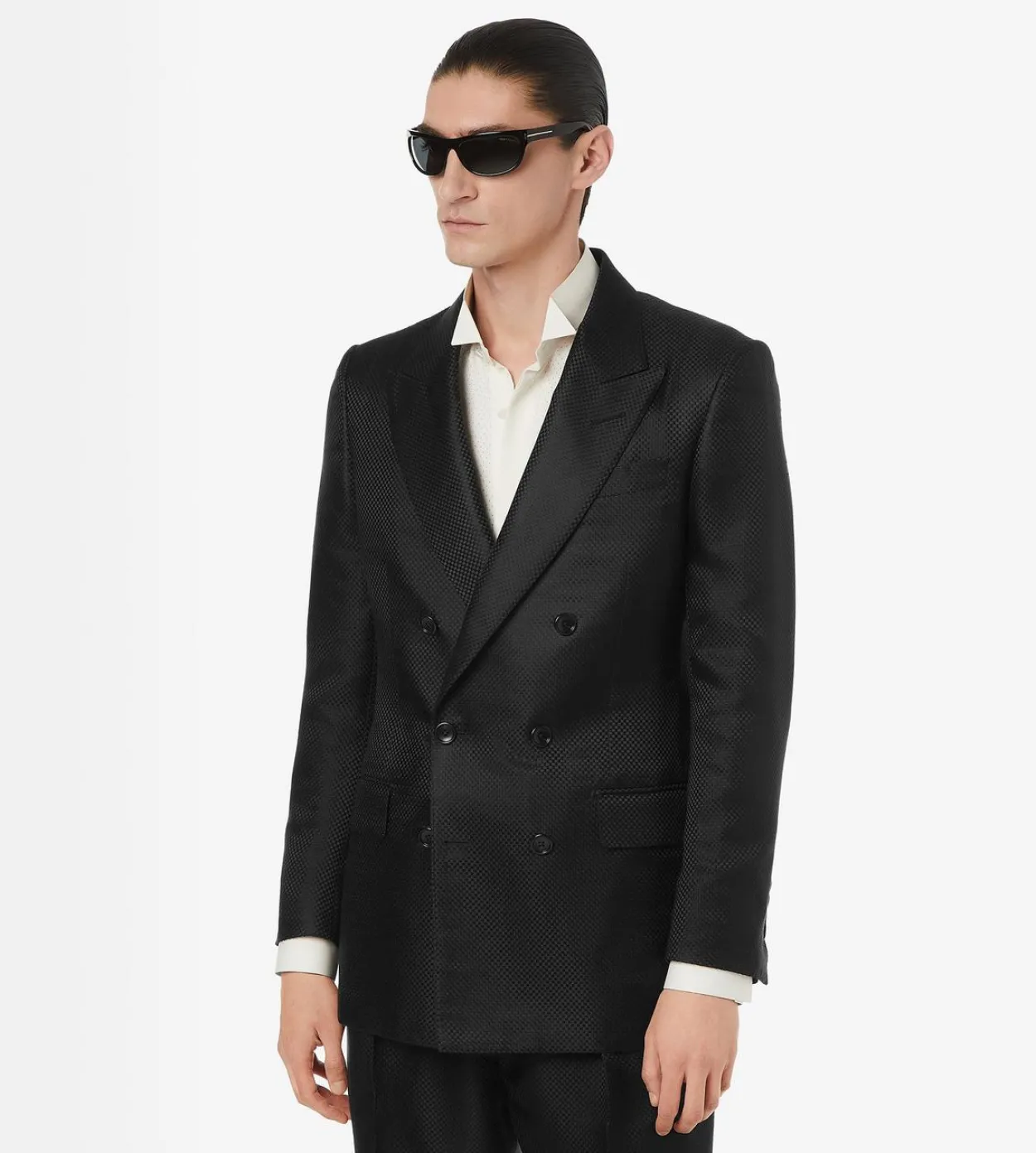 SILK GRAND HOPSACK JACKET