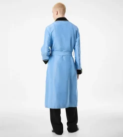 SILK JACQUARD SHAWL COLLAR ROBE