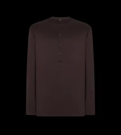 SILK PAJAMA HENLEY