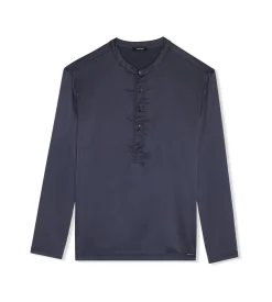 SILK PAJAMA HENLEY