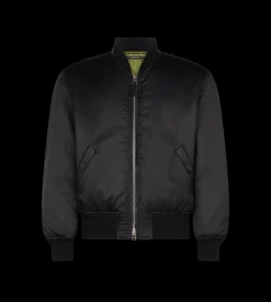SILK SATIN BOMBER