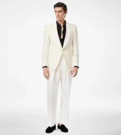 SILK VISCOSE JACQUARD EVENING JACKET