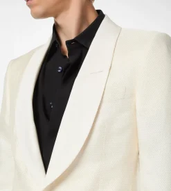 SILK VISCOSE JACQUARD EVENING JACKET