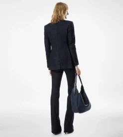 SINGLE BREASTED PEAK LAPEL JACKET