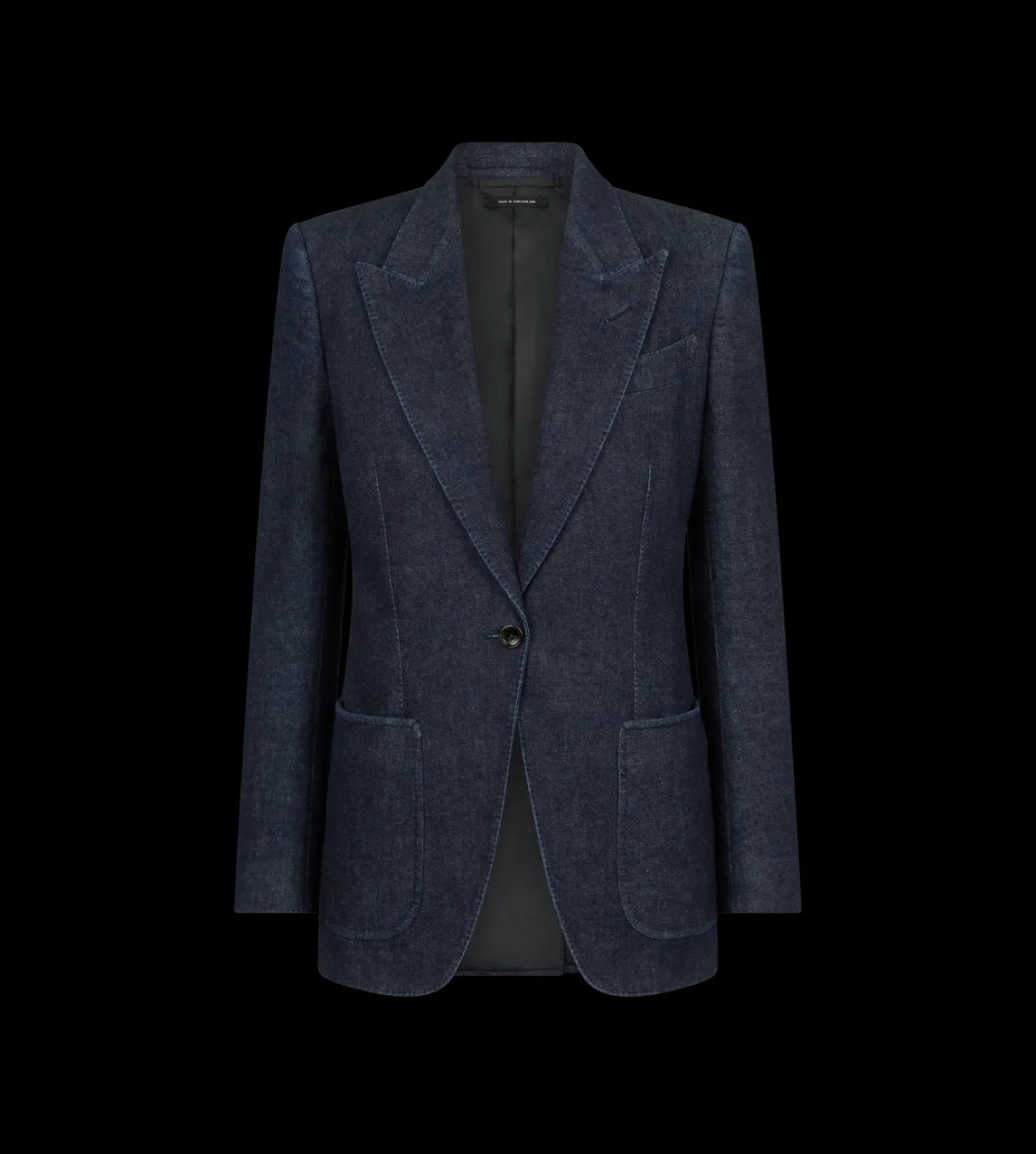 SINGLE BREASTED PEAK LAPEL JACKET