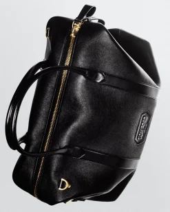 SMOOTH LEATHER SIDE BUCKLE HOLDALL