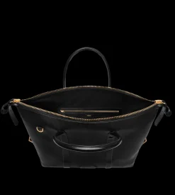 SMOOTH LEATHER SIDE BUCKLE HOLDALL