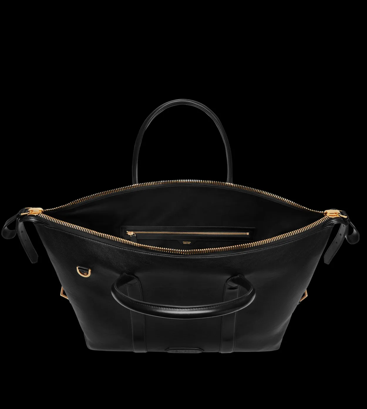 SMOOTH LEATHER SIDE BUCKLE HOLDALL