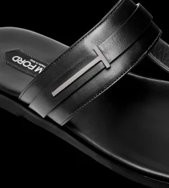 SMOOTH LEATHER T-SANDAL