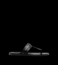 SMOOTH LEATHER T-SANDAL
