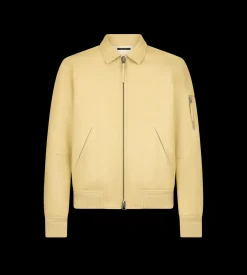 SOFT GRAIN LEATHER COLLAR BLOUSON