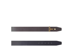 SOFT GRAIN LEATHER T ICON BELT