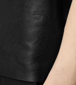 SOFT NAPPA PLONGE CREW NECK