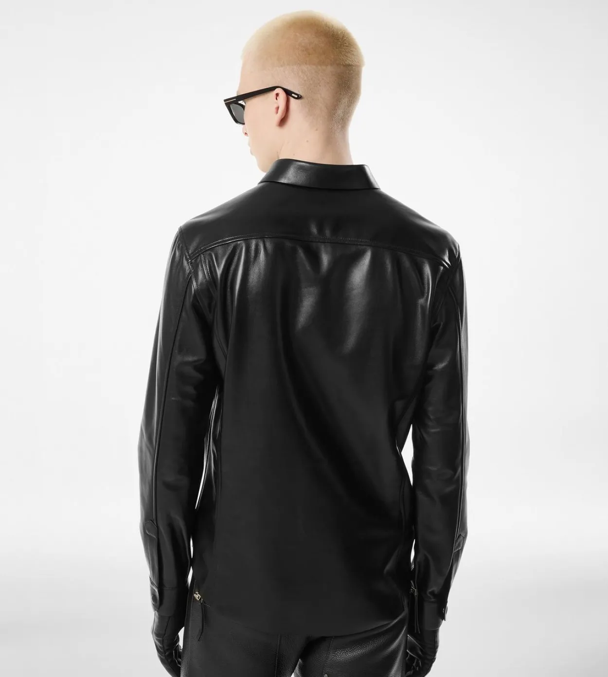 SOFT NAPPA PLONGE SHIRT