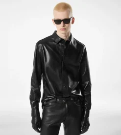 SOFT NAPPA PLONGE SHIRT