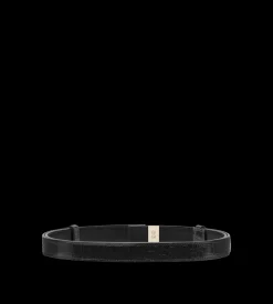 SOFT PRINTED CROCODILE LEATHER T LATCH BELT