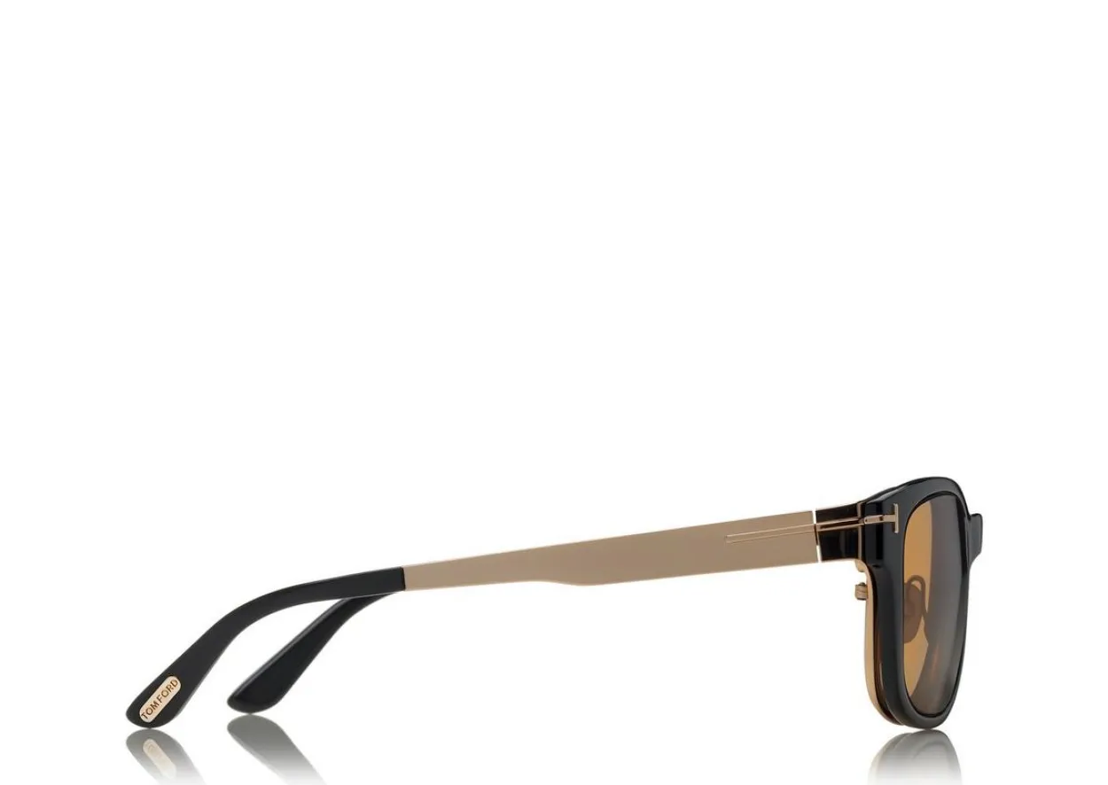SOFT SQUARE OPTICAL FRAME WITH MAGNETIC CLIP