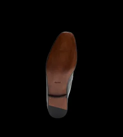 SOFT SUPPLE LEATHER GIGI TWISTED BAND LOAFER