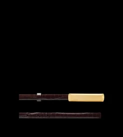 STAMPED CROCODILE LEATHER 15 MM BAR BELT