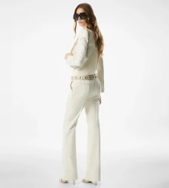 STAND COLLAR SAFARI JUMPSUIT