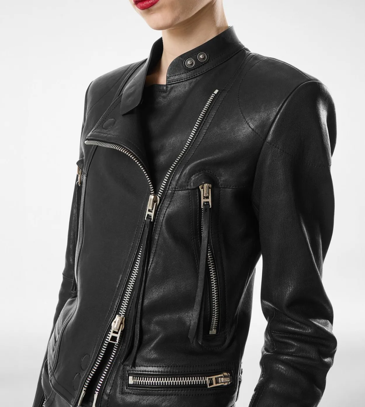 STEAM FINISHED NAPPA RACER JACKET